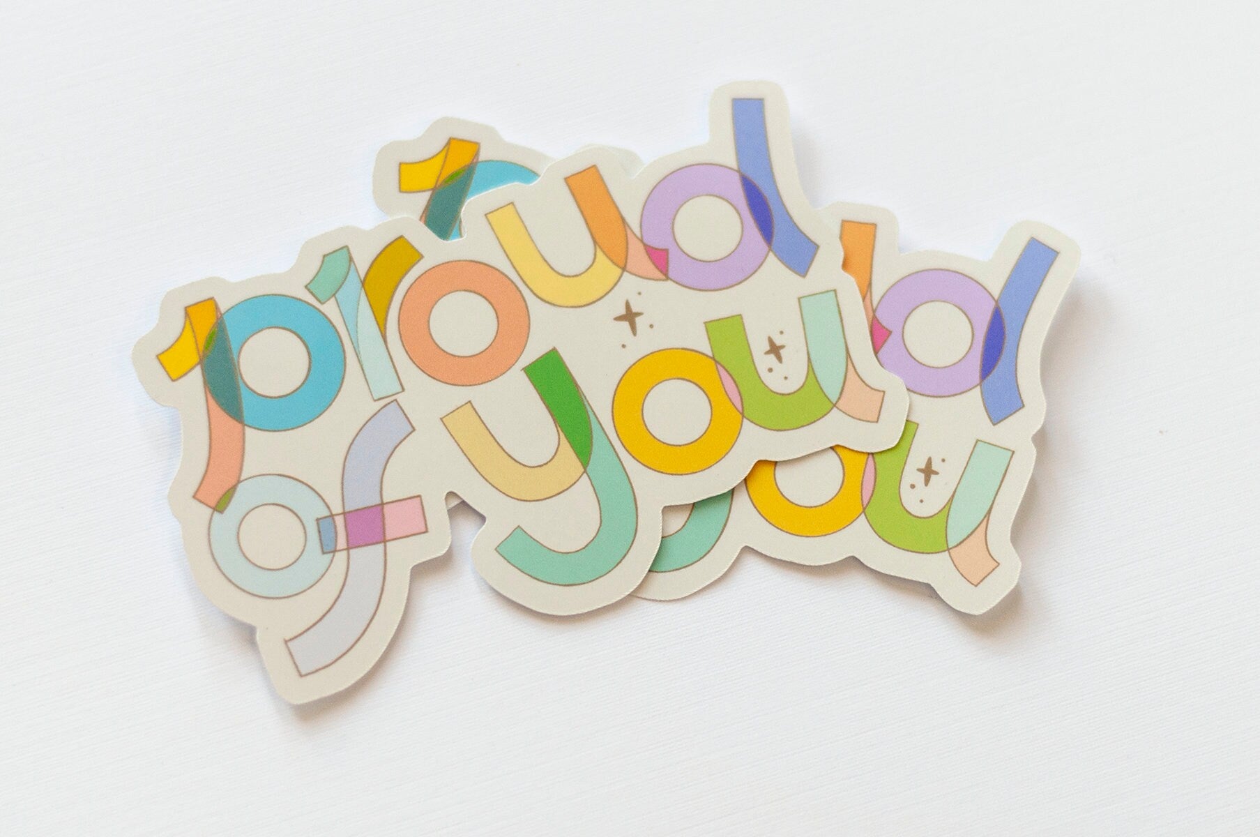 Proud of You - Positive Reminder Sticker