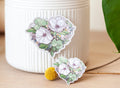 Floral Heart Botanical Art Sticker