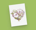 Floral Heart Greeting Card: Botanic Love & Support