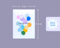 Confetti Congratulations Greeting Card: Colorful Celebration, Blank Inside