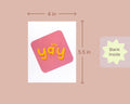 Geometric Yay Greeting Card: Celebration, Graduation, Engagement