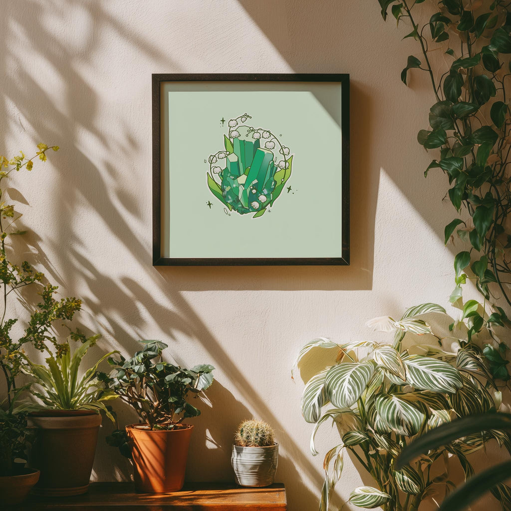 Personalizable birth month 8x8 art prints, birthdays, birth flower birthstone, unique gift ideas, decoration for homes, offices, dorm rooms