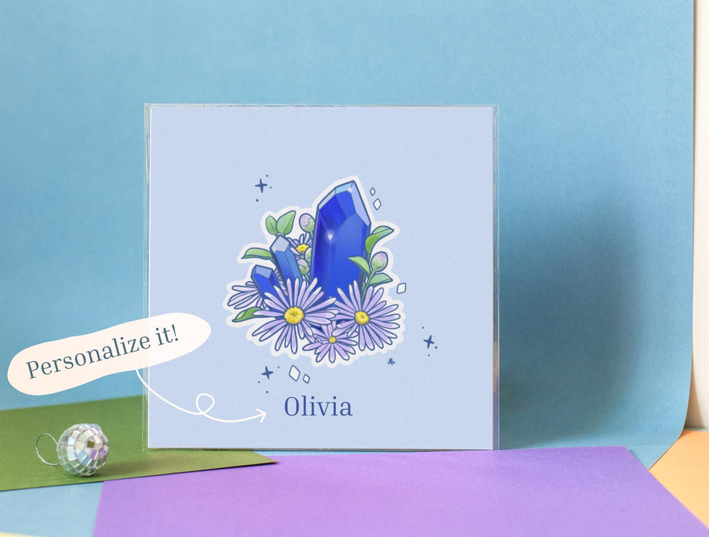 Personalizable birth month 8x8 art prints, birthdays, birth flower birthstone, unique gift ideas, decoration for homes, offices, dorm rooms