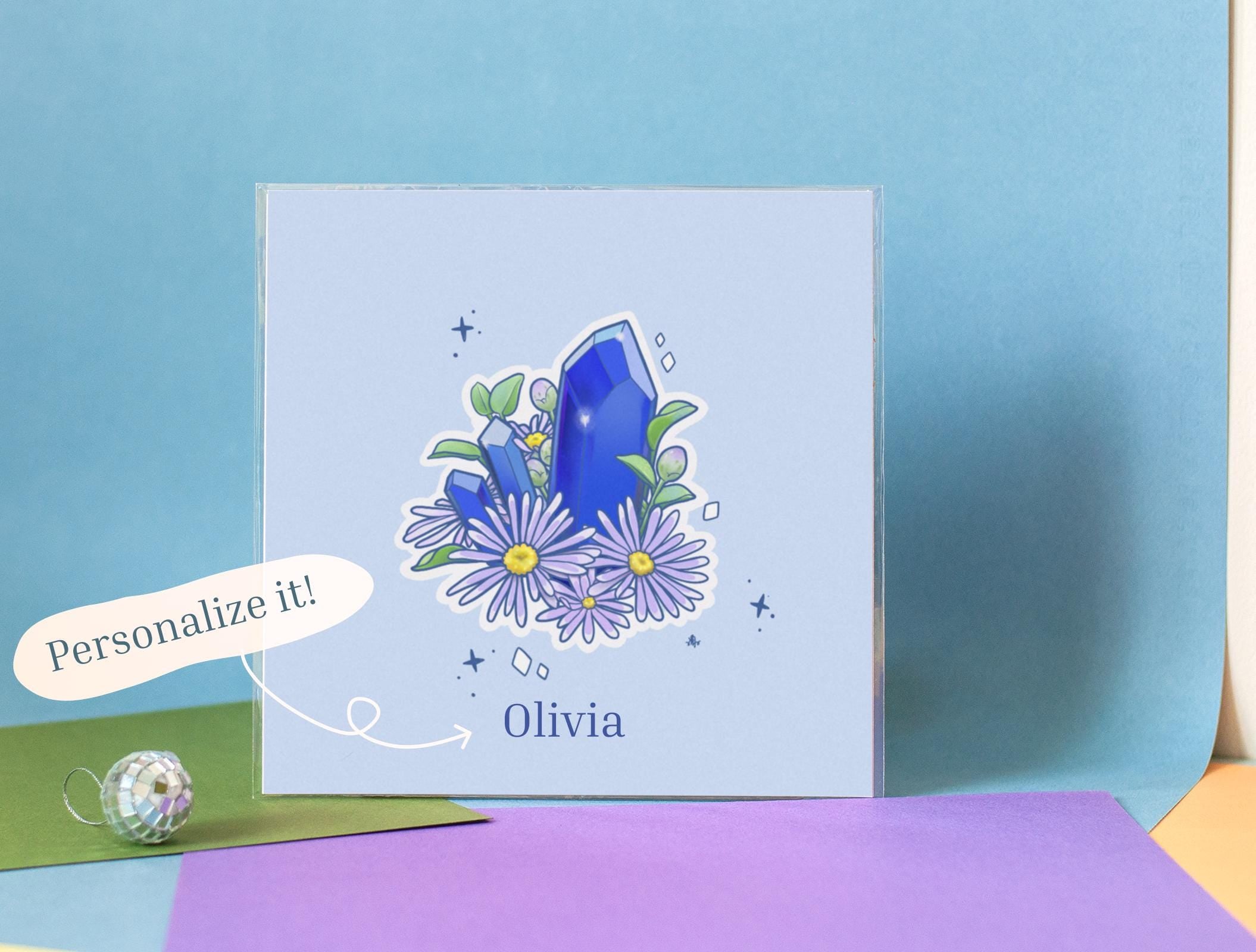 Personalizable birth month 8x8 art prints, birthdays, birth flower birthstone, unique gift ideas, decoration for homes, offices, dorm rooms