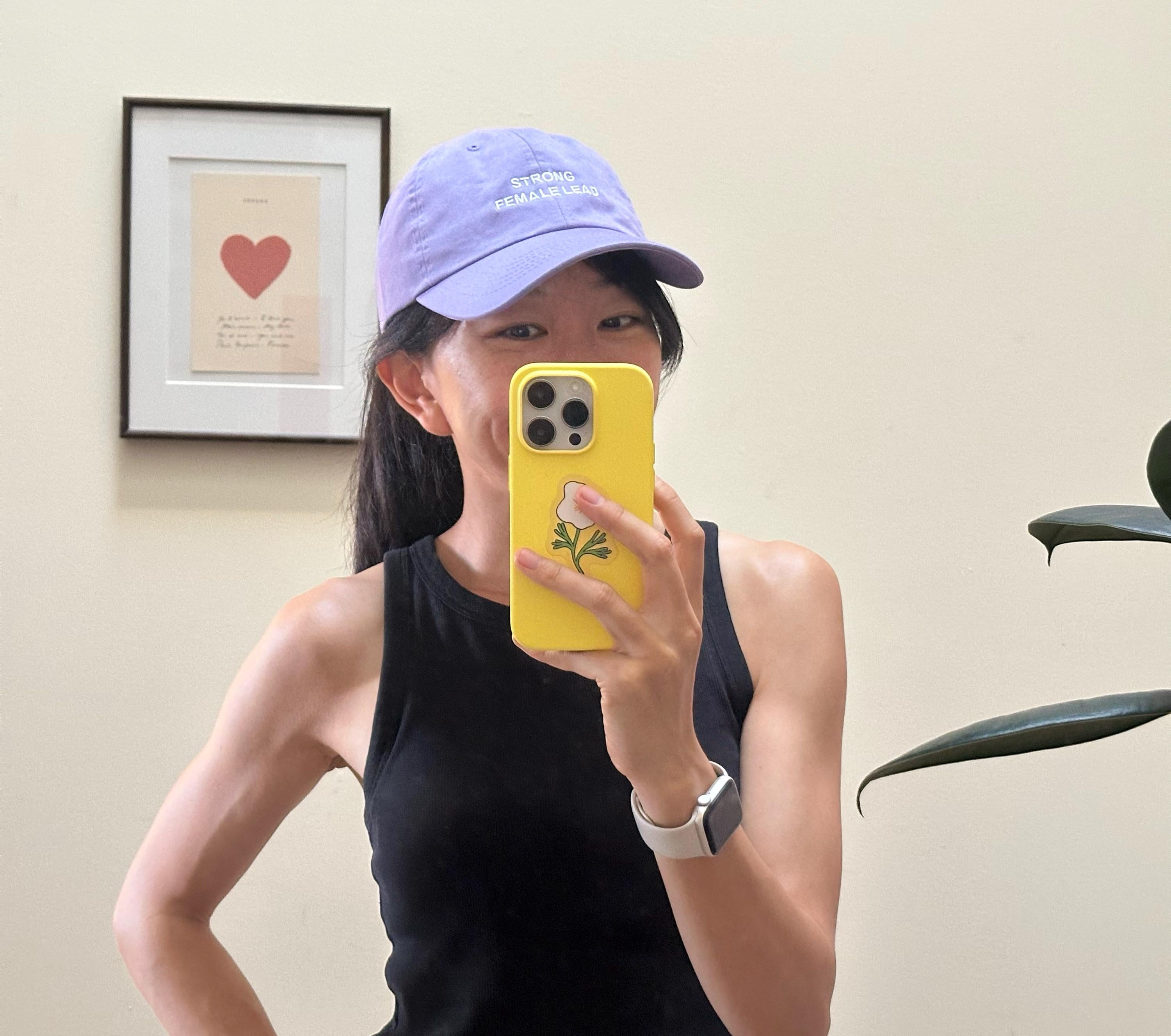 Strong Female Lead Cap: Empowering Lavender Unisex Cotton Cap